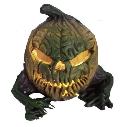 Solar Pumpkin Lantern Resin Decoration Halloween Light Horror