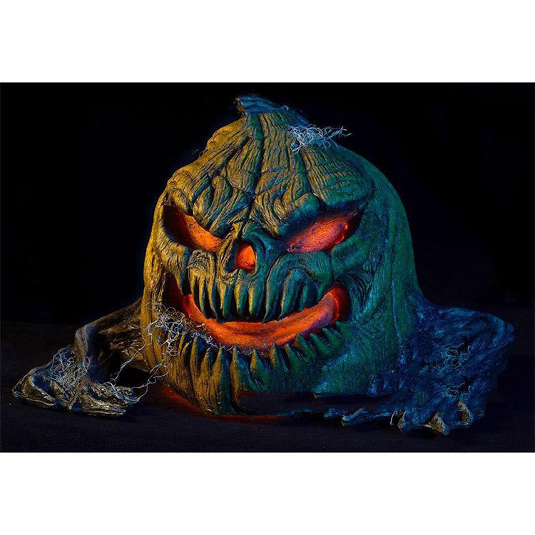 Solar Pumpkin Lantern Resin Decoration Halloween Light Horror
